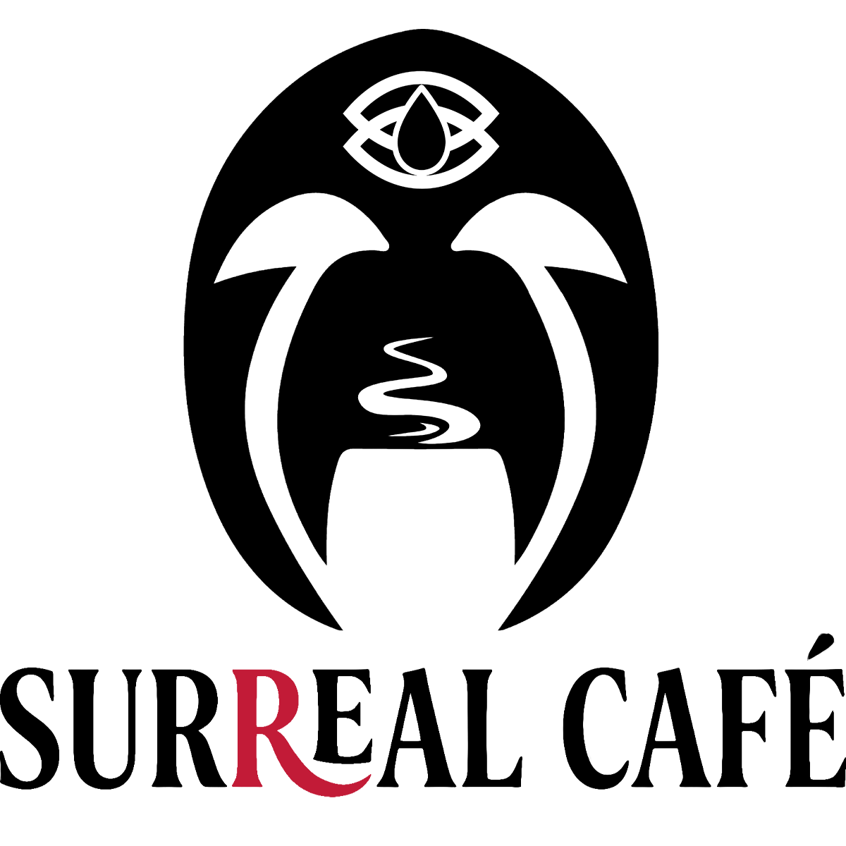Inicio surreal logo negro:rojo